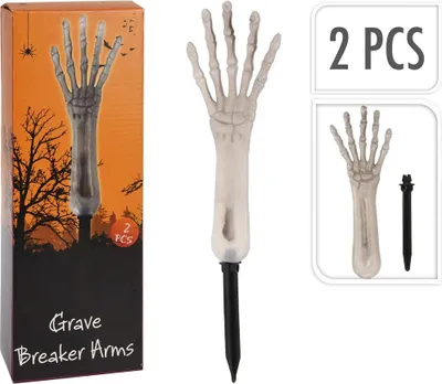 Productafbeelding van Halloween Tuinsteker Set van 2 Armen Buitengewoon de Boet