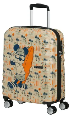 Produktbild von American Tourister Wavebreaker Disney Spinner 55 cm mit TSA-Zahlenschloss Mickey Super Surfer