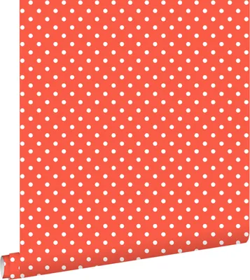 Immagine prodotto di ESTAhome carta da parati puntini rosso corallo 53 cm x 10.05 m