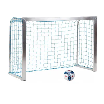 Produktbild von Sport-Thieme Mini-Fußballtor "Training", Inkl. Netz, blau (MW 10 cm), 1,80x1,20 m, Tortiefe 0,70 m
