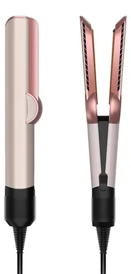 Produktbild von Haarglätter, 2-in-1 Design, schnelle Aufheizung, Rosa, EU
