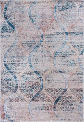 Immagine prodotto di Tappeto colorato Mazovia - Vintage, etnico, tappeto geometrico per soggiorno, camera da letto, ufficio - Antiscivolo - 120 x 170 cm