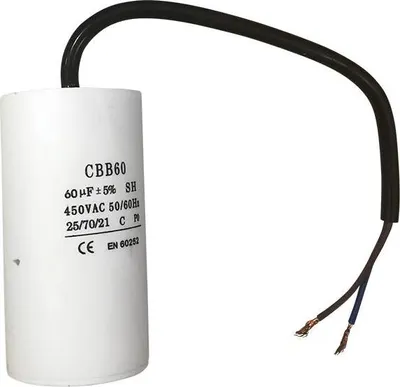 Immagine prodotto di Kondensator Anlaufkondensator Motorkondensator Arbeitskondensator 450V AC 60µF (CBB60-B)
