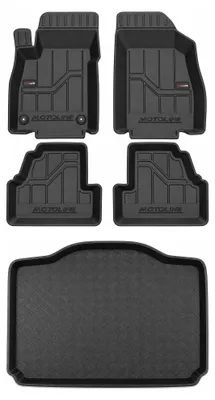 Productafbeelding van Wielganizator MotoLine TPE-automatten geschikt voor Chevrolet Trax (2013-2019), 4 + 1 kofferbakmat 15034