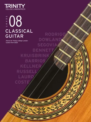 Produktbild von Trinity College London Classical Guitar Exam Pieces From 2020: Grade 8