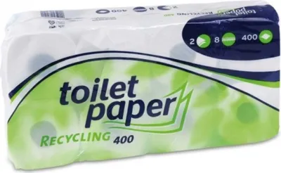 Produktbild von Toilettenpapier 2-Lagig / Pck a 8 Rollen x 400 Blatt