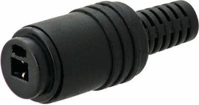 Produktbild von DIN Lautsprecherbuchsen 2 pol. Audio Boxen Stecker Schraubbar Knickschutz 2,2 mm[1x Buchse]