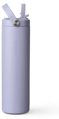Immagine prodotto di Bottiglia per bere in acciaio inox 750ml bottiglia sportiva con cannuccia a prova di perdite Vinsun
