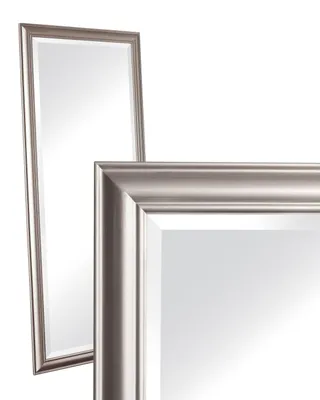 Zdjęcie produktu dla LC Home Lusterko ścienne „Schlicht” srebrne, ok. 180 x 80 cm, styl rustykalny, lusterko pełnopostaciowe XL
