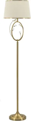 Zdjęcie produktu dla FURNLUX Lampa podłogowa Versailles White 38cm / Kolor główny: Biały / Wymiary: 38 x 170 x 38 cm