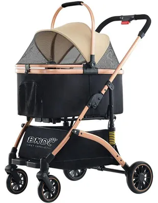 Image de Poussette pour animaux de compagnie BNDC-301, jusqu'à 20 kg, kaki