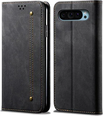 Produktbild von Mobigear Ranch  Google Pixel 9 Pro Hülle Klapphülle Geldbörse - Schwarz