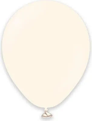 Produktbild von Macaron Pale Salmon Latexballons, lachsfarben, 13 cm, 100 Stück.