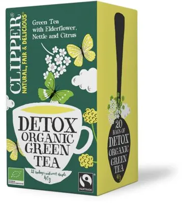 Productafbeelding van Clipper Detoxgreen tea  (20 stuks)