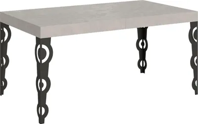 Obrázek produktu pro Rozkládací stůl Karamay Cashmere 160/244x80 cm s nohami v antracitové barvě