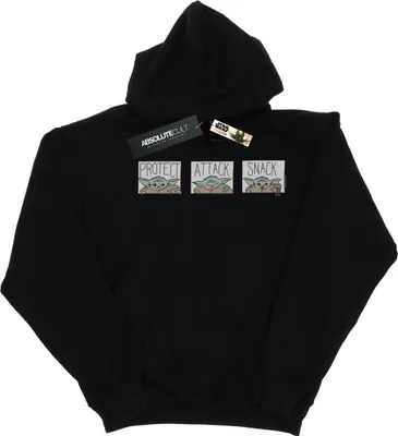 Produktbild von Star Wars - "The Mandalorian The Child" Kapuzenpullover für Herren BI18725 (S) (Schwarz)