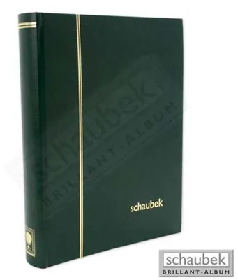 Produktbild von Schaubek E5071/4 Einsteckbuch, 230 mm x 310 mm, 64 Seiten weiß, geteilt grün