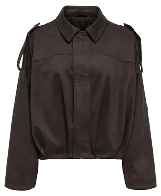 Produktbild von Only ONLMOON-STINA FAUX SUEDE BOMBER PNT Chocolate Tor XL