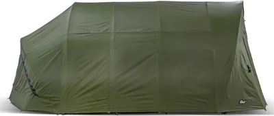 Produktbild von Lucx Bigfoot Bivvy Angelzelt für 2–6 Mann – XXL-Karpfenzelt mit Überwurf (Winterskin), herausnehmbarer Bodenplane & 10.000 mm Wassersäule