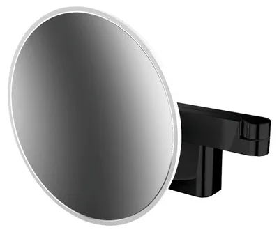 Immagine prodotto di emco LED miroir de rasage et de maqu'illage, modèle mural, bras à double articulation, grossissement 3x, rond, 109513331, 109513331