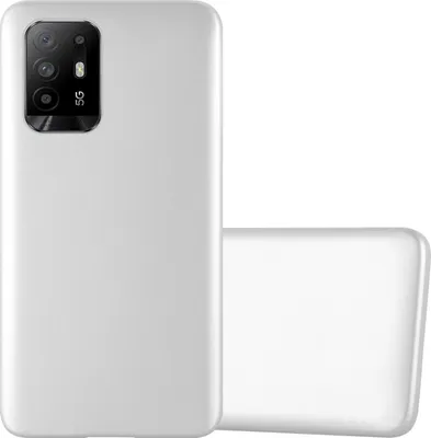 Obrázok produktu pre Cadorabo ochranné puzdro pre Oppo A94 5G v striebornej farbe puzdro na mobilný telefón TPU silikónové puzdro Cover Case