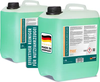Produktbild von INOX® Nutzfahrzeugreiniger 2x5L - Kraftreiniger Konzentrat für LKW & Planen