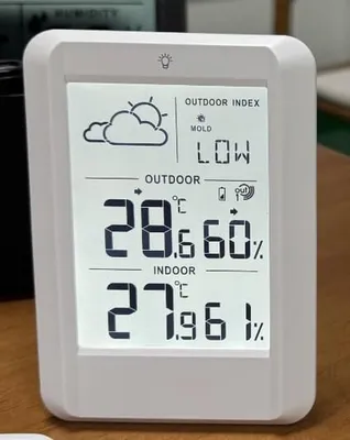 Image de Station météo avec thermomètre et hygromètre