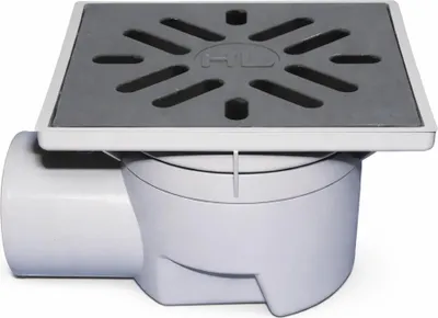 Obrázok produktu pre Hutterer & Lechner HL605 Perfektný. DN110 waagr 244x244mm Kst./226x226mm Guss s matným povrchom. GK, 1 ks.