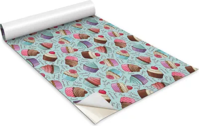 Zdjęcie produktu dla Folia samoprzylepna - Okleina meblowa - Dekoracyjna - Do mebli - Tapeta - Naklejka - Folia - Kolorowe muffinki - 100 x 50 cm