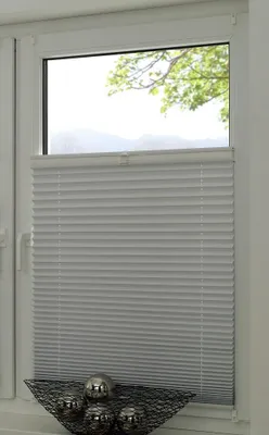 Produktbild von Gardinia EASYFIX Plissee Day + Night weiß 90 x 210 cm