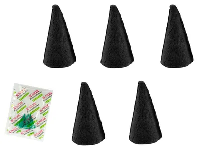 Produktbild von KNOX Räucherkerzen - XXL Riesen 5er Set - Weihrauch - Inklusive 3er Probe "Meeresbrise" - Traditioneller Duft