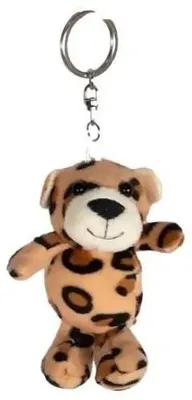 Immagine prodotto di Portachiavi leopardato 8 cm