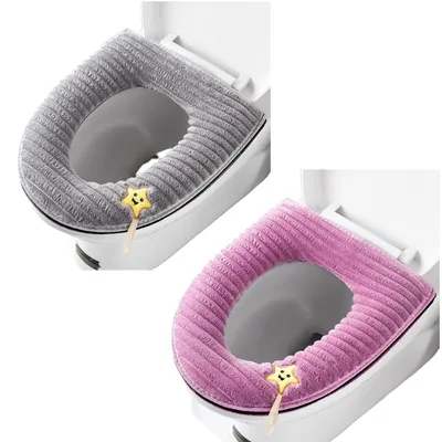 Productafbeelding van Set van 2 Zachte Toiletbrilhoezen voor Warm Comfort