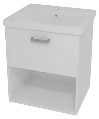 Imagen del producto de Mueble Kolpa EVELIN con lavabo, modelo OUE 55 II, color blanco