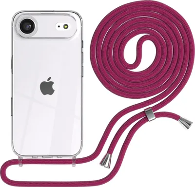 Produktbild von EAZY CASE Handykette mit Hülle für Apple iPhone Air Backcover Handykette, zum Umhängen in Pink