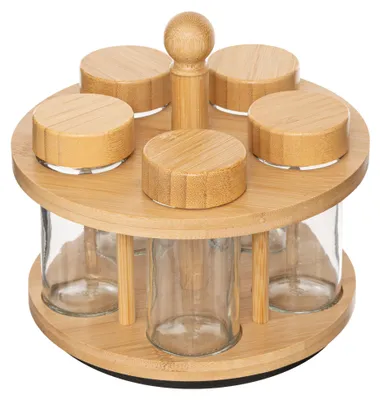 Produktbild von Drehbares Gewürzregal COZY, 4 Gläser