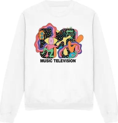 Obrázok produktu pre MTV - Mikina "Expression" pre mužov/dámy uni TV12562 (S) (Biela)