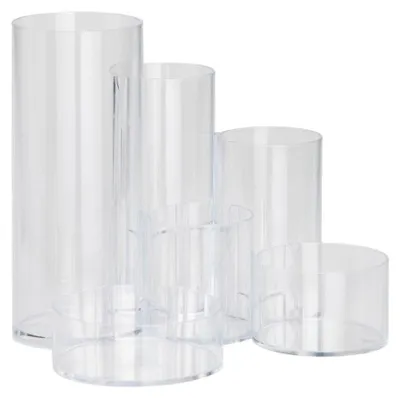 Immagine prodotto di MAUL vassoio portapenne MAULtubo in plastica 15,3 x 15,2 x 12,6 cm cristallino