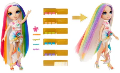 Zdjęcie produktu dla MGA Entertainment Rainbow High Hair Play Doll - Amaya (Rainbow)