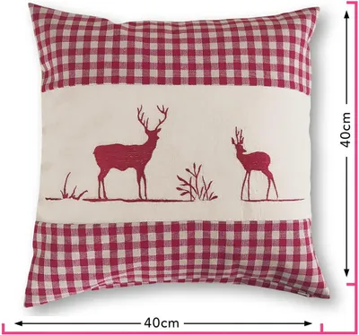 Obrázok produktu pre Obliečka na vankúš Country House 40x40 Stag red