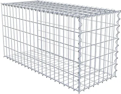 Produktbild von Anbaugabione Typ 2 100 cm x 50 cm x 40 cm (L x H x T), Maschenweite 5 cm x 10 cm, Spirale