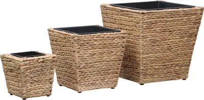 Zdjęcie produktu dla The Living Store Doniczka 3 szt. Hiacynt wodny