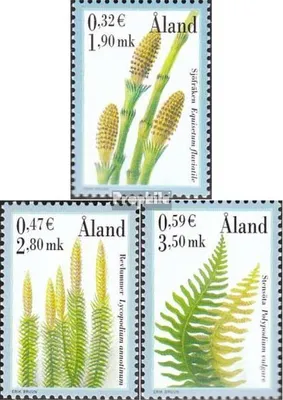 Produktbild von Briefmarken Finnland - Aland 2001 Mi 187-189 (kompl.Ausg.) gestempelt Sporengewächse