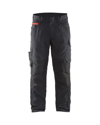Produktbild von Blakläder Arbeitshose 14951330 schwarz/rot Uni, 48