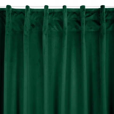 Produktbild von Eurofirany Madlen Samtvorhang, Velvet Vorhang, mit Faltenband -1 STK. Weich, Edel Gardine 200g/m², Elegant, Glatt, Einfarbig, Modern, Klassisch, Wohnz