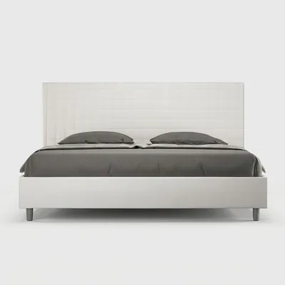 Produktbild von King-Size-Bett 180x200 mit Bettkasten Design Sunny K - Weiß