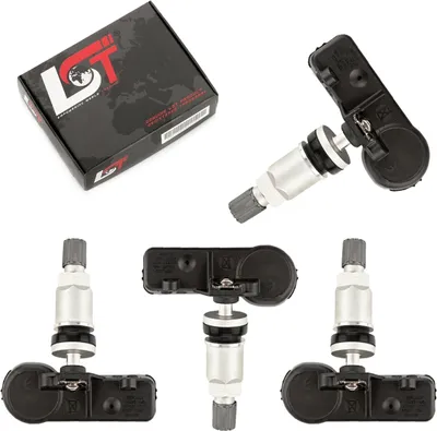 Produktbild von 4x Reifendrucksensor TPMS 433 MHz frei programmierbar für AUDI PORSCHE MAN VW
