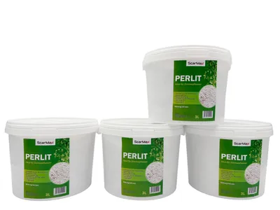 Produktbild von ScarMaxx Perlite Pflanzen Garten-Perlit 0-6 mm Wasserspeicherung Anzucht - 12L