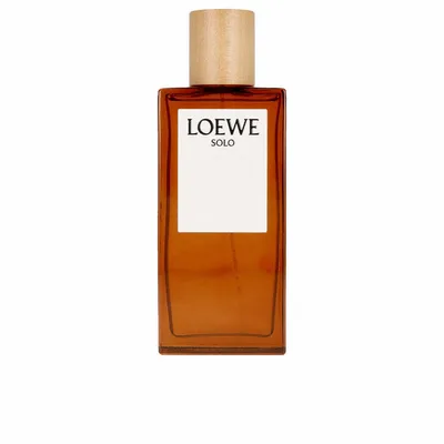 A bottle of Loewe Solo Loewe Pour Homme Eau de Toilette for men.