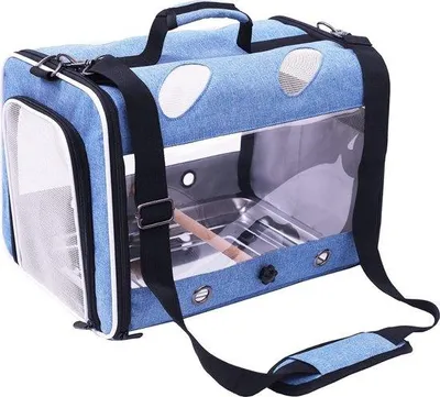 Image de Cage de transport pour oiseaux, petite, verte
